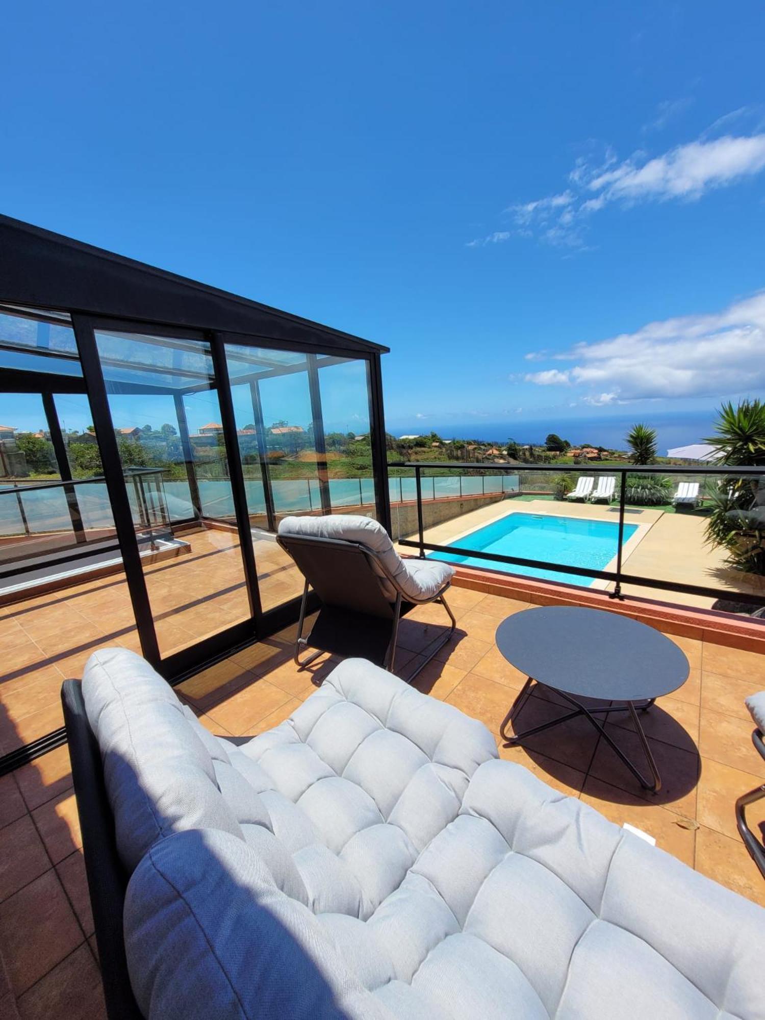 Sunset Paradise Villa With Heated Pool Calheta  Exteriér fotografie
